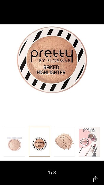 Pretty by flormar baked highlighter