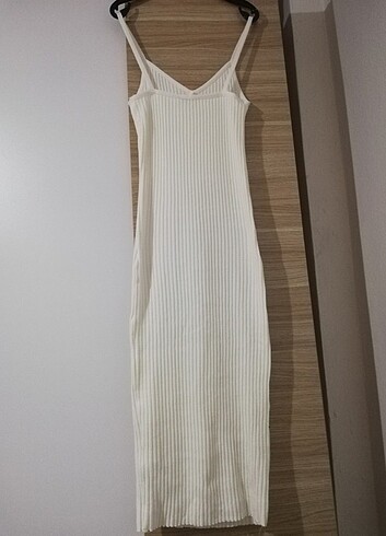 s Beden Zara uzun beyaz elbise