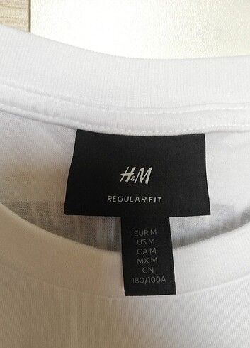 m Beden 2 adet H&M tişört 