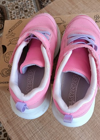 Kız Çocuk Pembe Skechers Spor Ayakkabı - Görsel 4