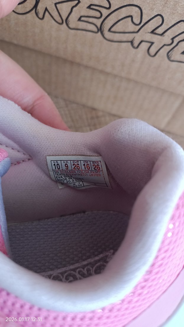 Kız Çocuk Pembe Skechers Spor Ayakkabı - Görsel 5