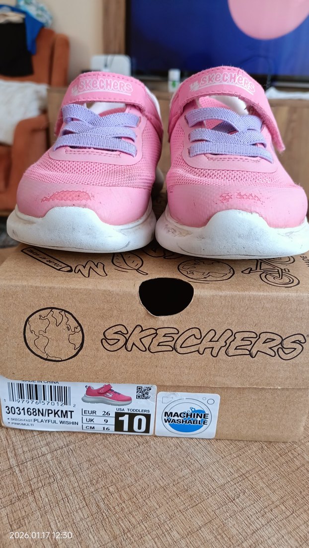 Kız Çocuk Pembe Skechers Spor Ayakkabı - Görsel 2
