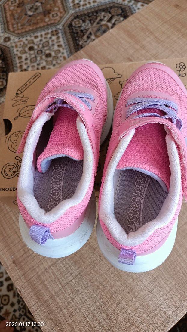Kız Çocuk Pembe Skechers Spor Ayakkabı - Görsel 4