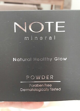 Note NOTE mineral powder natural healthy glow