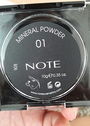  Beden NOTE mineral powder natural healthy glow