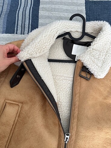 Kürk ceket mont - Görsel 6