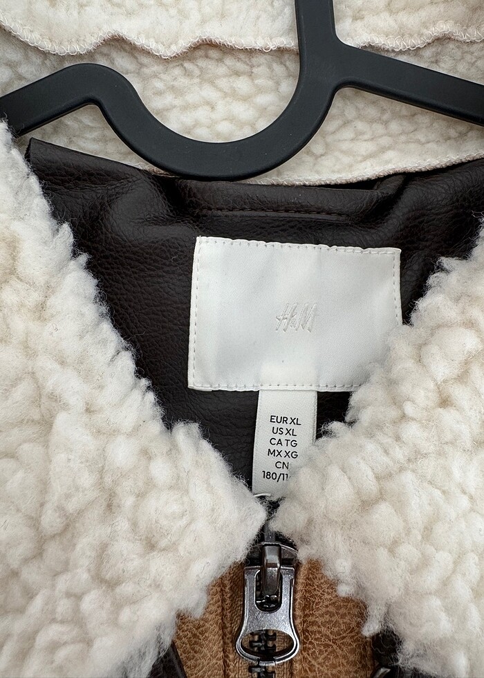 Kürk ceket mont - Görsel 5