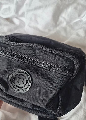 4 bolmeli su gecirmez Siyah Kadın Kemerli Bel Çantası - Görsel 3