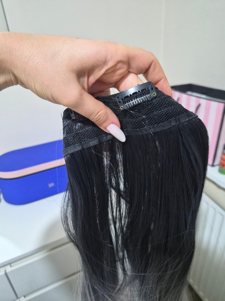 siyahtan griye ombleri yarim peruk - Görsel 4