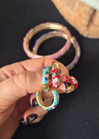 mineli bileklik küpe set - Görsel 2