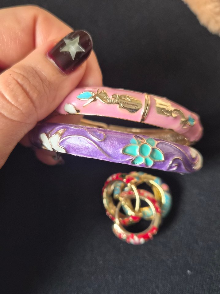 mineli bileklik küpe set - Görsel 3