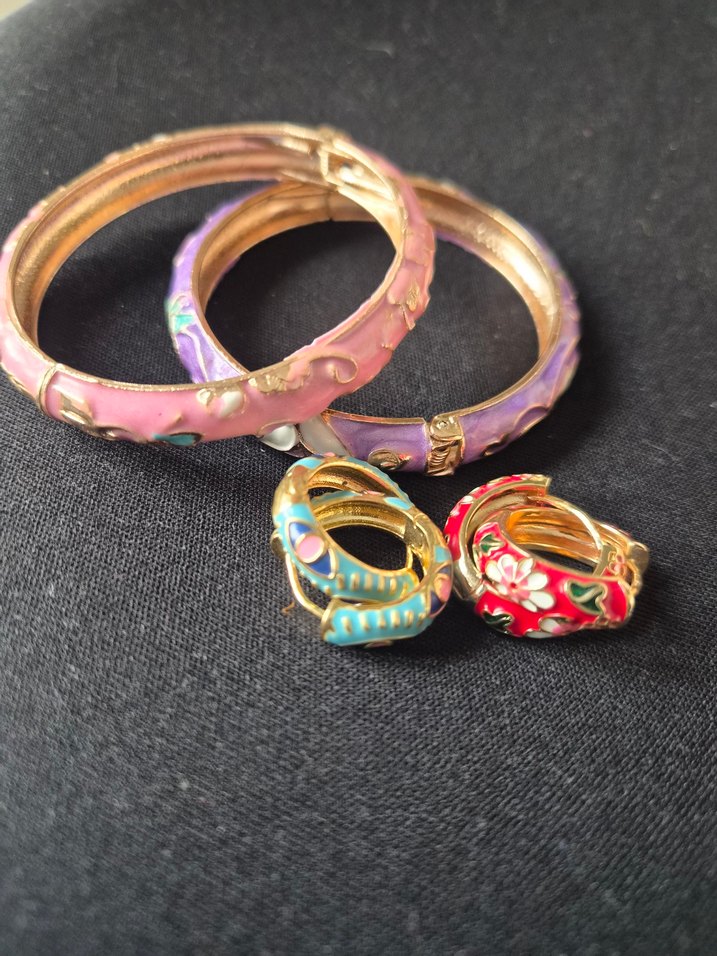 mineli bileklik küpe set - Görsel 4