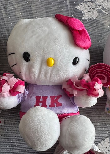 Beden Renk Renkli Hello Kitty Peluş Oyuncak ve Cüzdan Seti