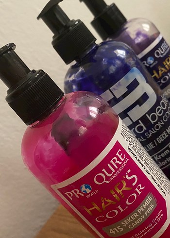 Pro Qure Profesyonel Saç Boyası 415 Şeker Pembe - Görsel 2