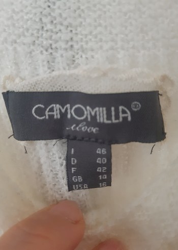 Beyaz Fırfırlı Kadın Triko Kazak - Görsel 7