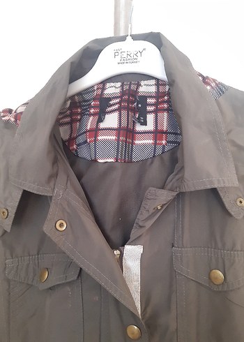 Gri Kemerli Midi Kadın Ceket - Görsel 2