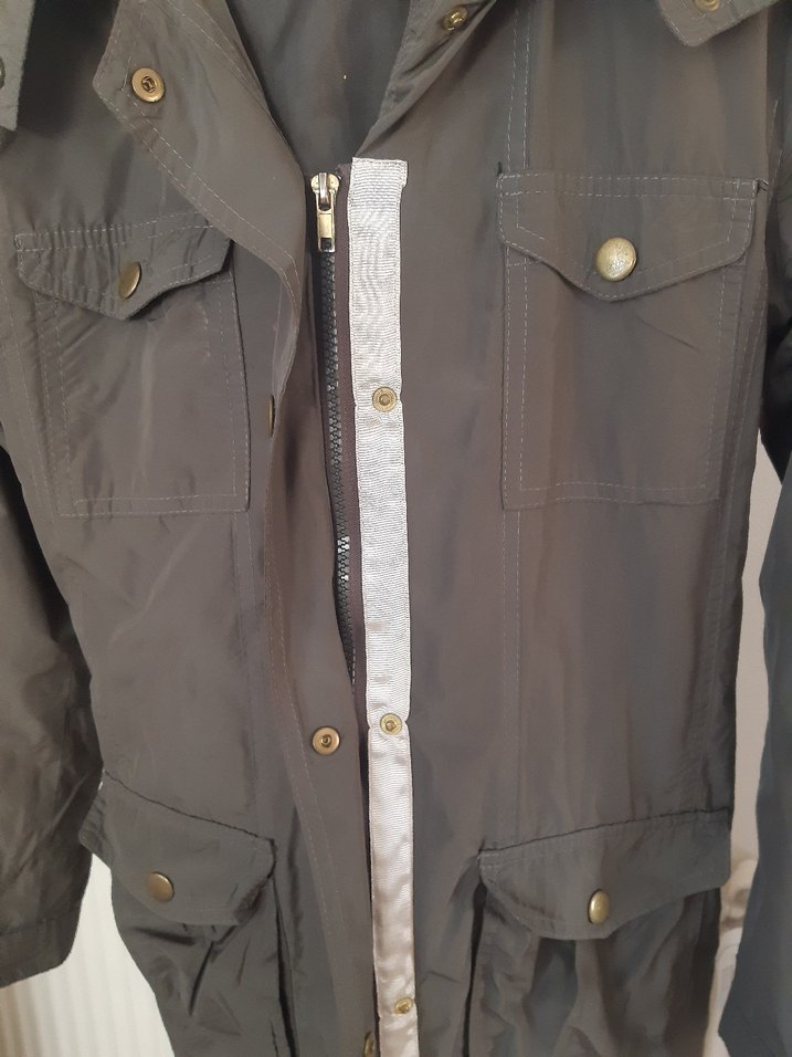 Gri Kemerli Midi Kadın Ceket - Görsel 3