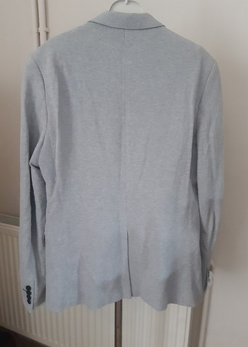 Gri Düğmeli Erkek Ceket - Görsel 4