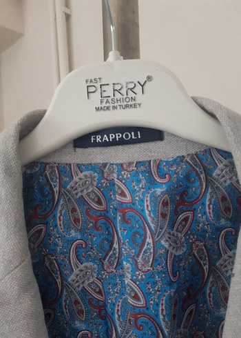 Gri Düğmeli Erkek Ceket - Görsel 3