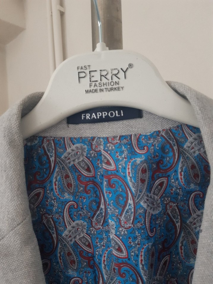 Gri Düğmeli Erkek Ceket - Görsel 3