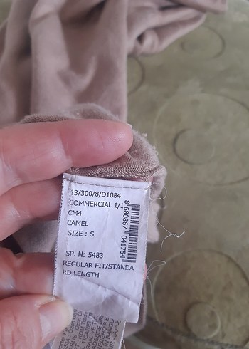 Bej Basic Kadın Uzun Kollu Kazak - Görsel 6