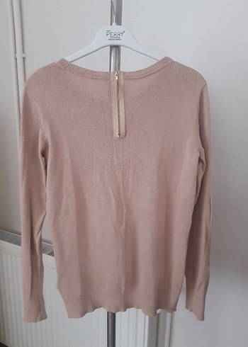 Bej Basic Kadın Uzun Kollu Kazak - Görsel 2