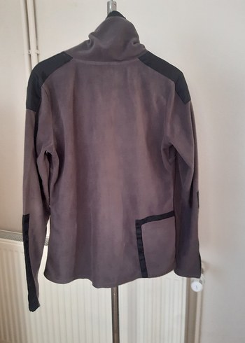 Gri Fermuarlı Yumuşak Polar - Görsel 4