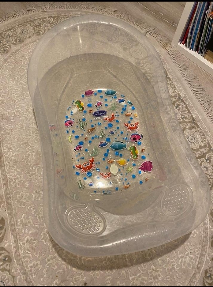 Baskılı bebek küveti - Görsel 3