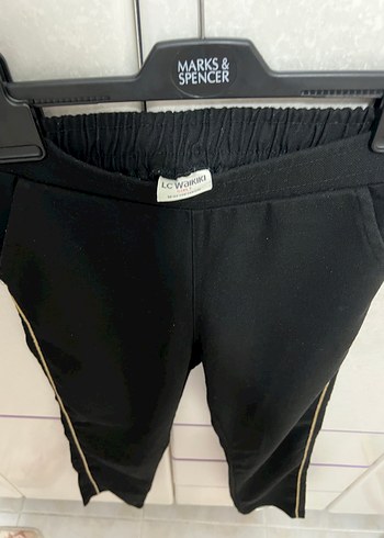 LC Waikiki Lcw 10-11 yaş Siyah Kız Çocuk Eşofman Altı