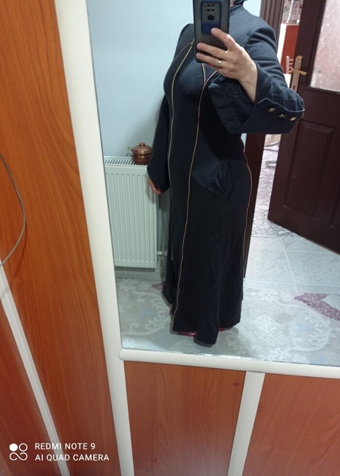 Kaşe pardesü beden 38 işaretledim 40 bedende uyumlu olur - Görsel 2