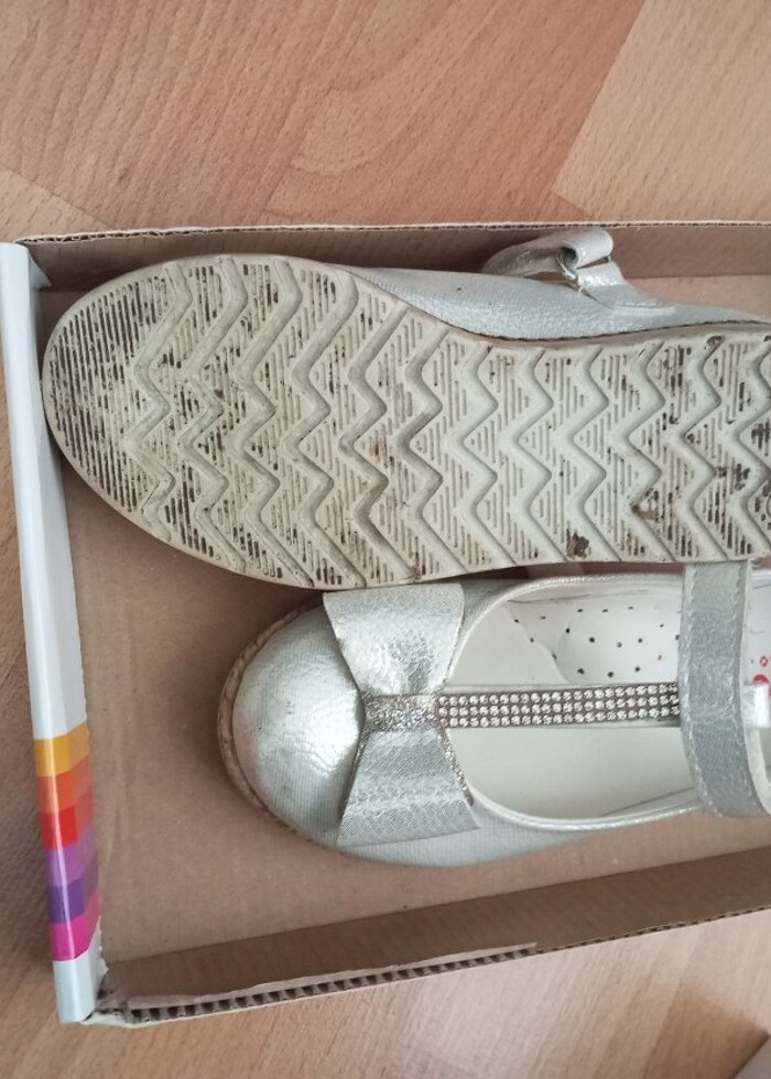 Fıyonklu taşlı babet ayakkabı - Görsel 3