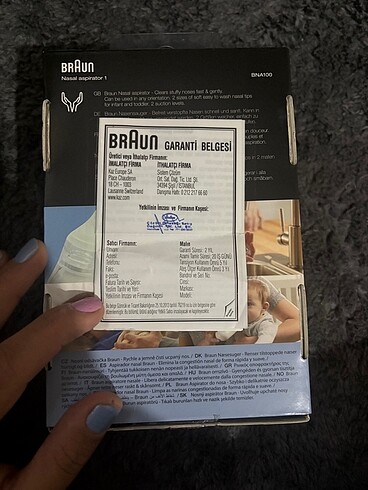 Braun burun aspiratörü