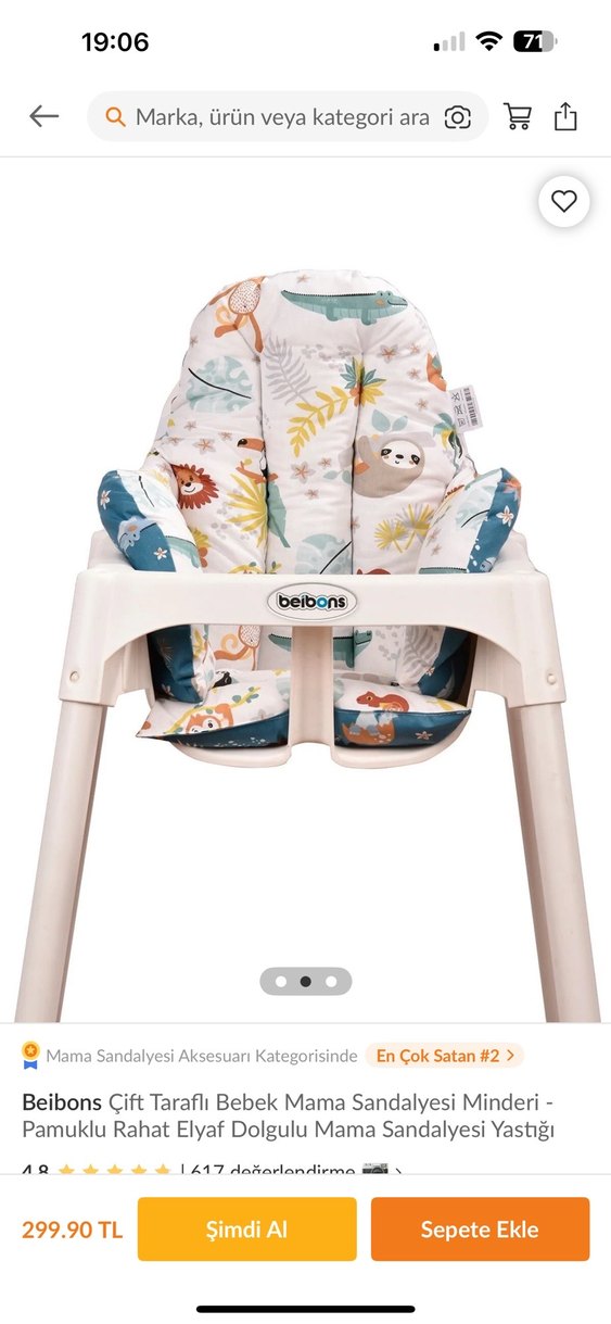 Mama sandalyesi minderi - Görsel 4