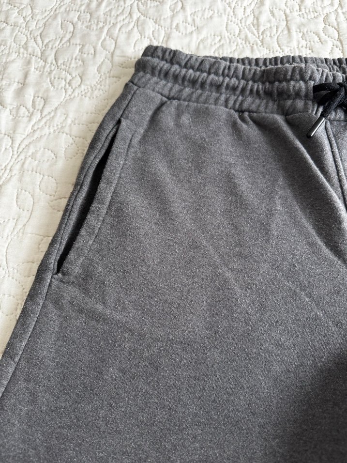 Gri Rahat Kesim Erkek Eşofman Altı - Görsel 3