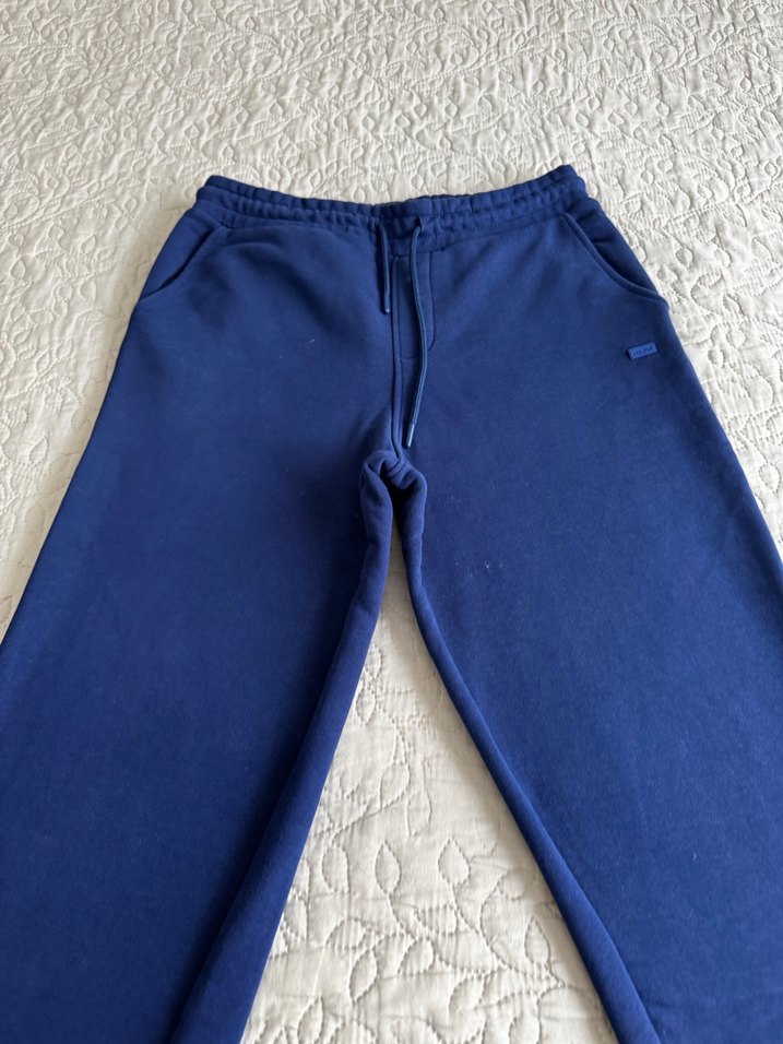 Erkek Lacivert Rahat Kesim Eşofman Altı - Görsel 2