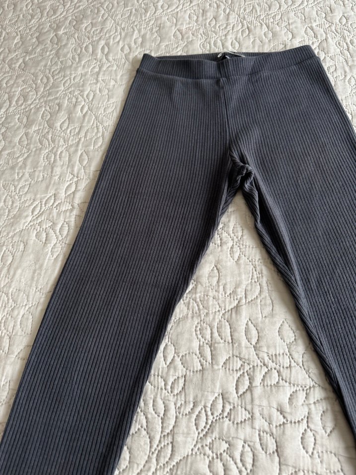 Gri Pilili Normal Boy kız çocuk tayt - Görsel 4