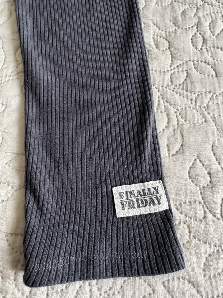 Gri Pilili Normal Boy kız çocuk tayt - Görsel 2