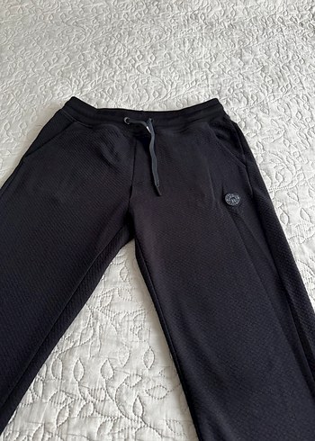Siyah erkek Dar Kesim Sweatpants - Görsel 4