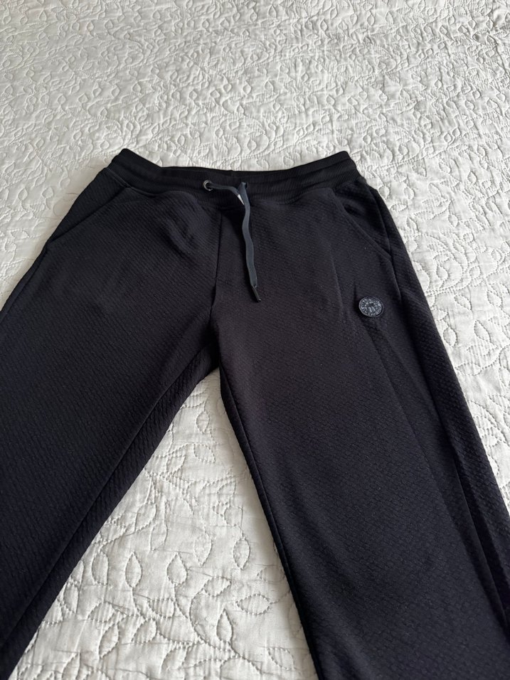 Siyah erkek Dar Kesim Sweatpants - Görsel 4