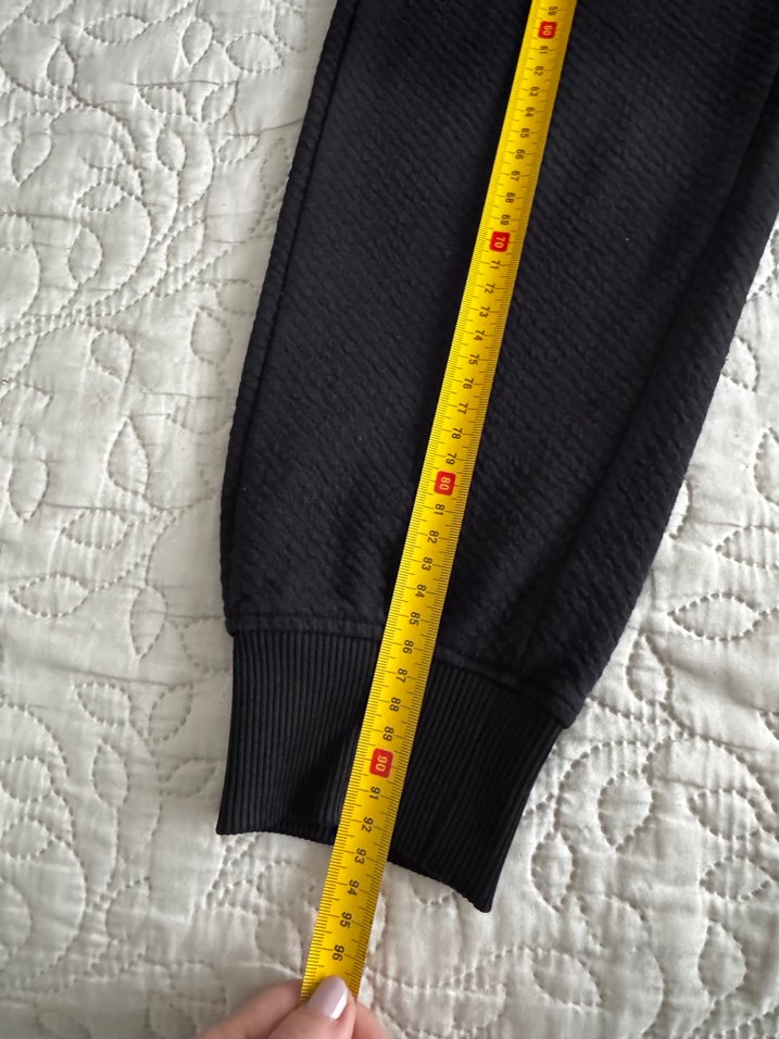 Siyah erkek Dar Kesim Sweatpants - Görsel 5