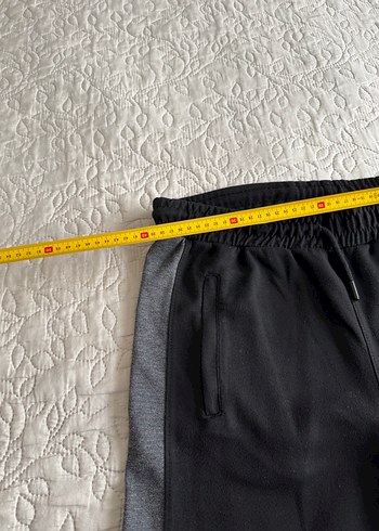 Erkek Siyah Gri Fermuarlı Eşofman Altı - Görsel 3