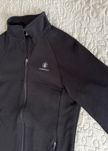 Siyah Fermuarlı Yumuşak Kumaş Sweatshirt - Görsel 5