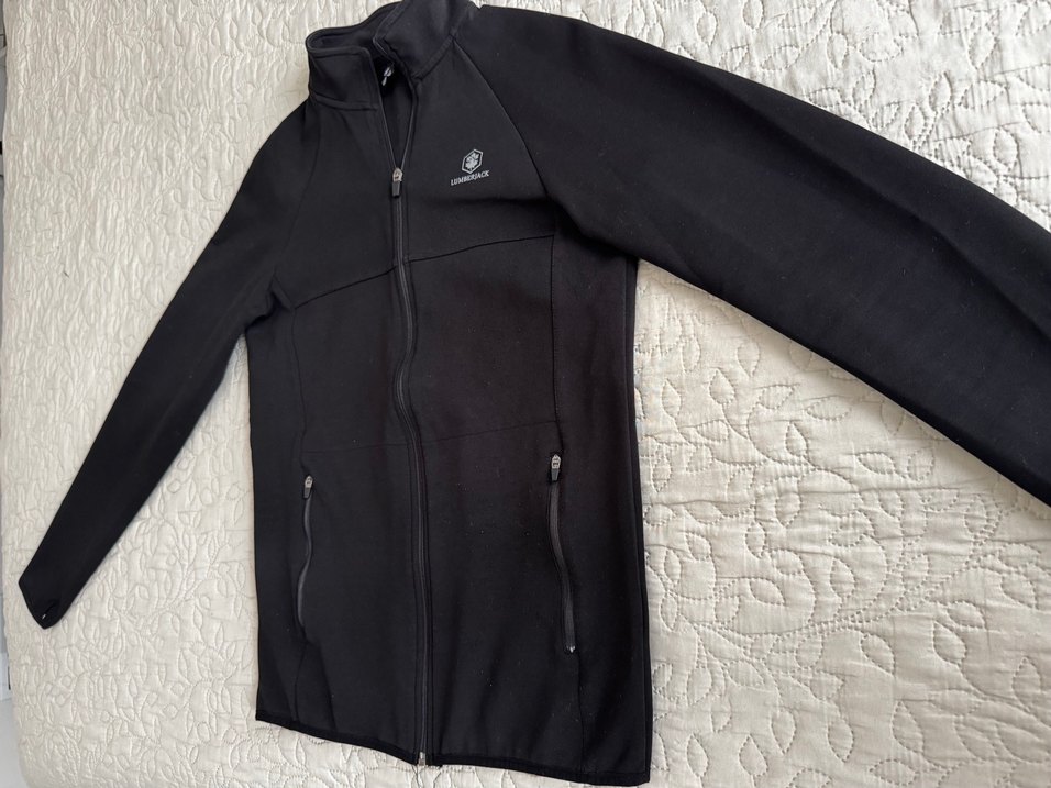 Siyah Fermuarlı Yumuşak Kumaş Sweatshirt - Görsel 4