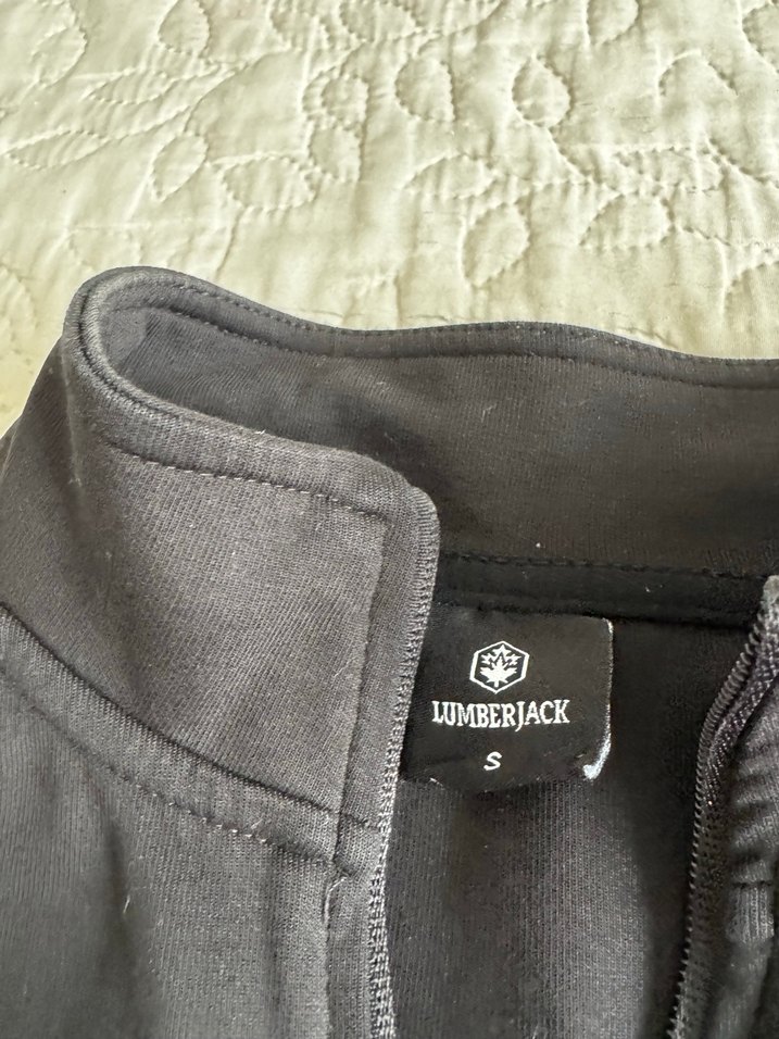 Siyah Fermuarlı Yumuşak Kumaş Sweatshirt - Görsel 3