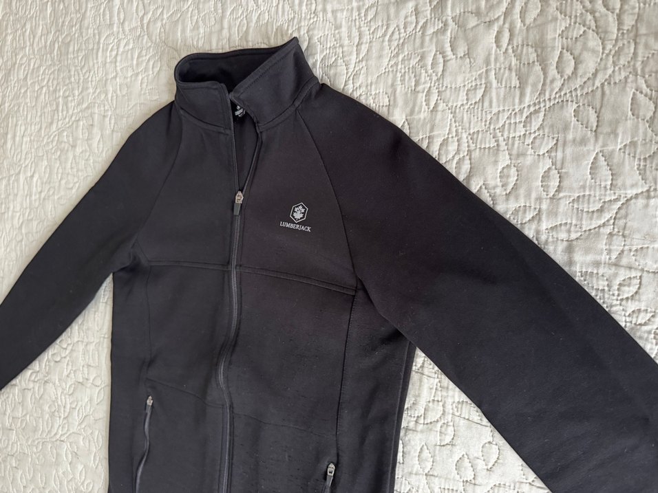 Siyah Fermuarlı Yumuşak Kumaş Sweatshirt - Görsel 5