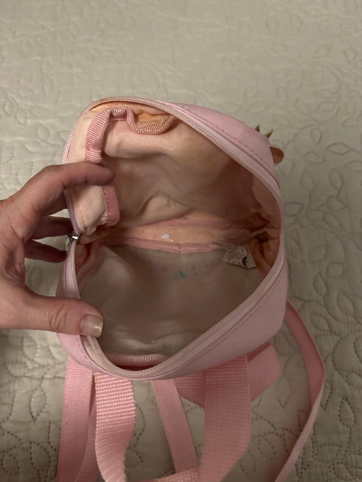 Pembe Dinozor Figürlü Çocuk Sırt Çantası - Görsel 3