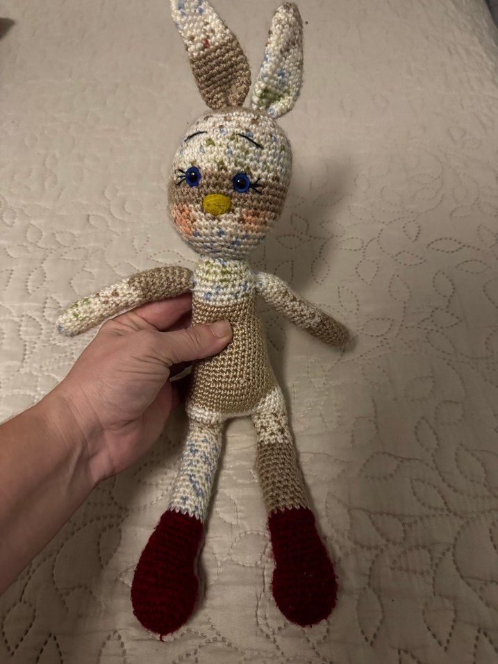 Renkli El Örgüsü Peluş Oyuncak - Görsel 4