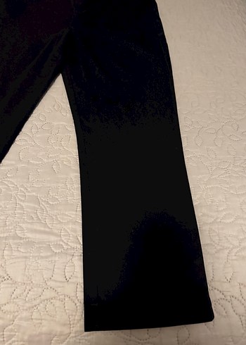 Siyah kumaş pantolon - Görsel 3