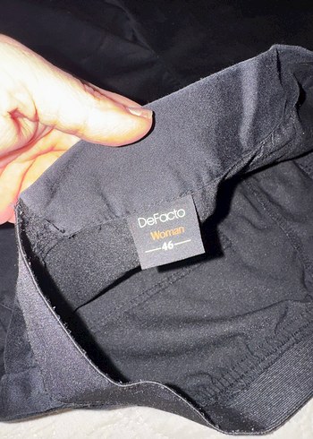 Siyah kumaş pantolon - Görsel 7