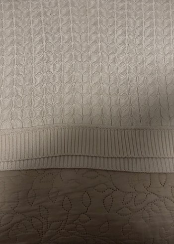 Kadın Beyaz Örgü Triko Kazak - Görsel 6